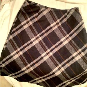 Chadwick’s Wool Blend Plaid Skirt Size 04P